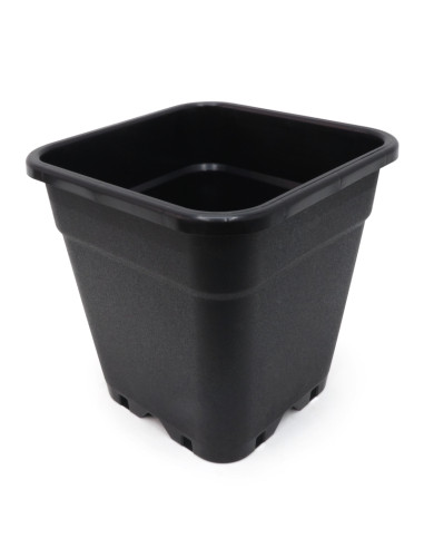 MACETA PURE NEGRA CUADRADA 18LTR (31X31X32CM) (30 UDS) PURE FACTORY