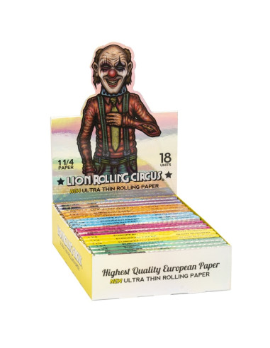 LION ROLLING CIRCUS SILVER 1.1/4 (DISPLAY 18 LIBRITOS)