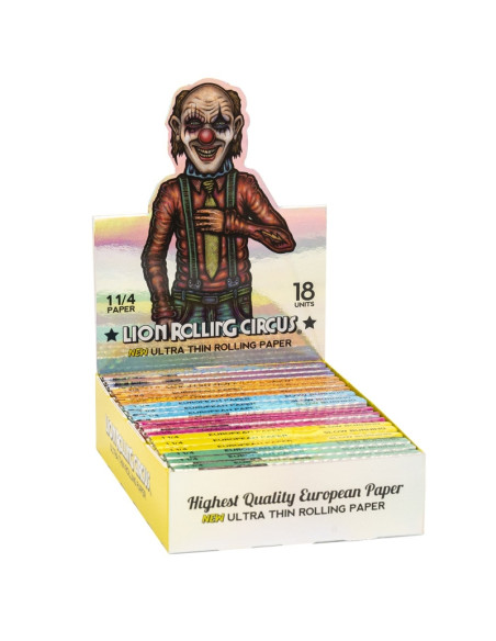 LION ROLLING CIRCUS SILVER 1.1/4 (DISPLAY 18 LIBRITOS)