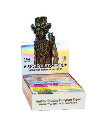 LION ROLLING CIRCUS SILVER 1.1/4 (DISPLAY 18 LIBRITOS)