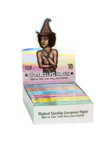 LION ROLLING CIRCUS SILVER 1.1/4 (DISPLAY 18 LIBRITOS)