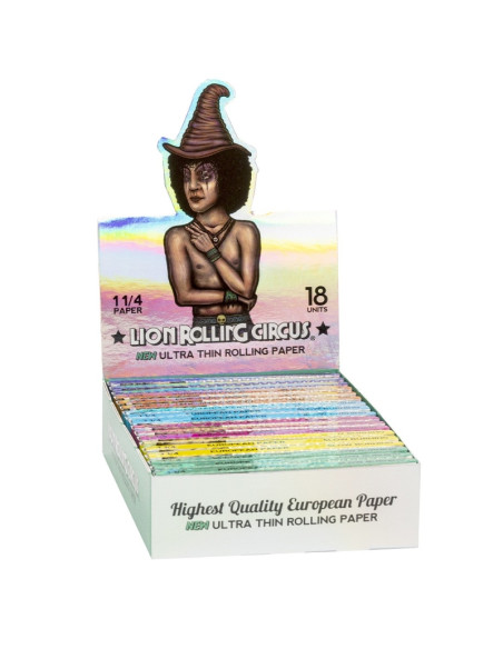 LION ROLLING CIRCUS SILVER 1.1/4 (DISPLAY 18 LIBRITOS)