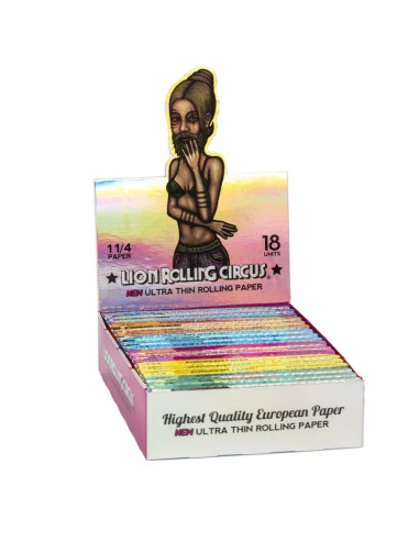 LION ROLLING CIRCUS SILVER 1.1/4 (DISPLAY 18 LIBRITOS)