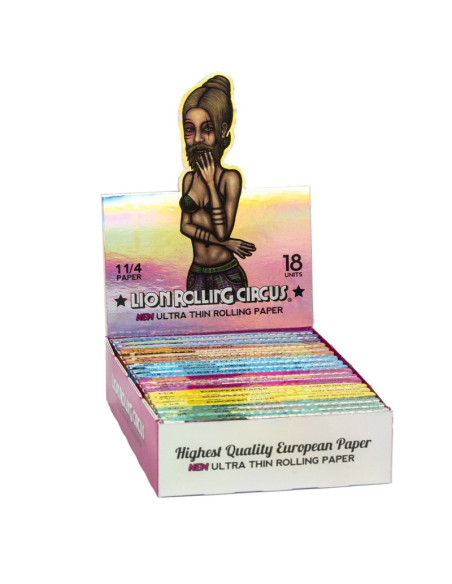 LION ROLLING CIRCUS SILVER 1.1/4 (DISPLAY 18 LIBRITOS)