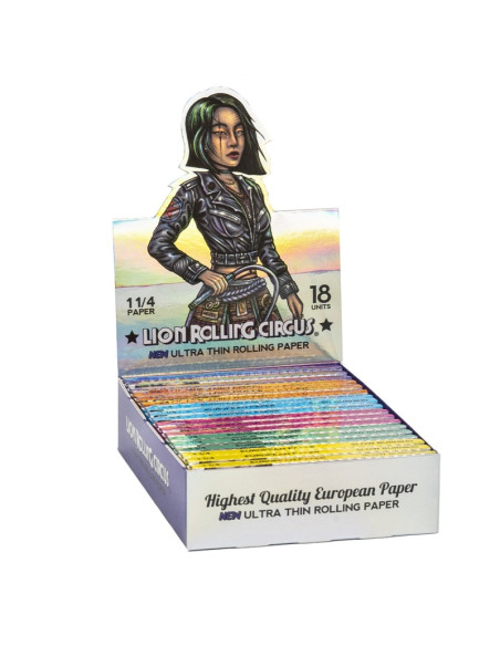 LION ROLLING CIRCUS SILVER 1.1/4 (DISPLAY 18 LIBRITOS)