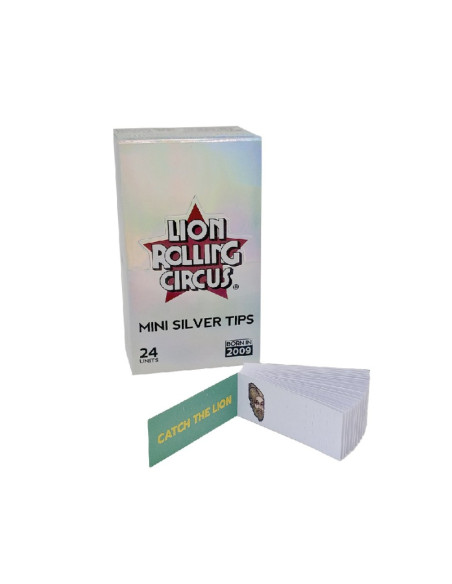 LION ROLLING CIRCUS TIP SILVER REGULAR (DISPLAY 24 UNIDADES)