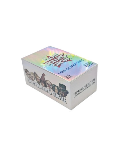 LION ROLLING CIRCUS TIP SILVER REGULAR (DISPLAY 24 UNIDADES)