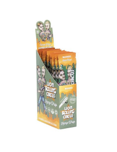 LION ROLLING CIRCUS HEMP WRAP MANGO (DISPLAY 25 SOBRES)