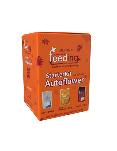 STARTER KIT AUTOFLORACION POWDER FEEDING GREENHOUSE