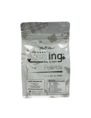 GREEN HOUSE POWDER FEEDING HYBRIDS 500 GR (BOLSA)
