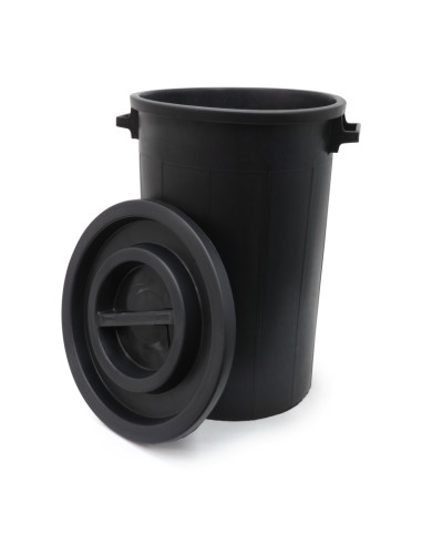 DEPOSITO REDONDO CON TAPA 120L.