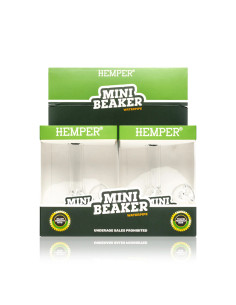 HEMPER - MINI BEAKER BONG (DISPLAY 4 U)