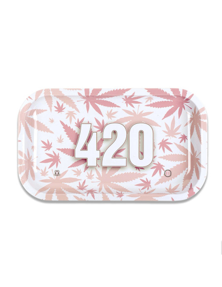 BANDEJA METALICA DE LIAR 27X16 CM - 420 ROSA