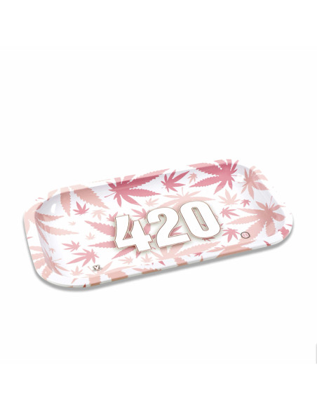 BANDEJA METALICA DE LIAR 27X16 CM - 420 ROSA