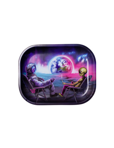 BANDEJA DE METAL BLUNT ORBIT 18 X 14 CM VSYNDICATE
