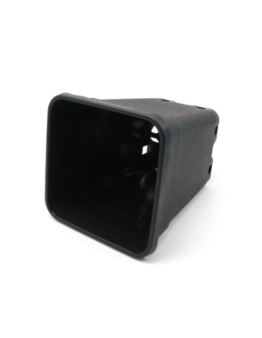 MACETA PURE NEGRA CUADRADA 5LTR (18X18X23CM) (32 UDS) PURE FACTORY