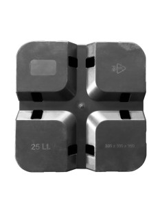 MACETA PURE NEGRA CUADRADA 25LTR (33X33X35CM) (23 UDS) PURE FACTORY 2