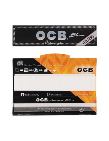 PAPEL DE FUMAR OCB KING SIZE PREMIUM + TIPS (32 LIBRILLOS)