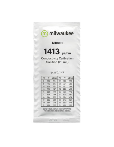 LIQUIDO CALIBRADOR EC 1413 (25X20ML)  MILWAUKEE