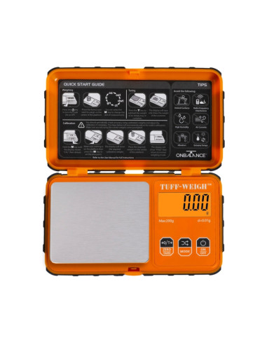 ON BALANCE TUFF WEIGH NARANJA (200 GR. X 0.01 GR.)