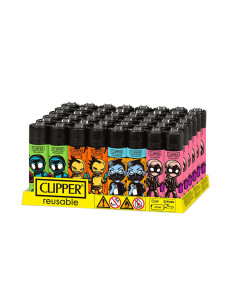 MECHERO CLIPPER CLASSIC LARGE SPRAY CREW (DISPLAY 48 UDS)