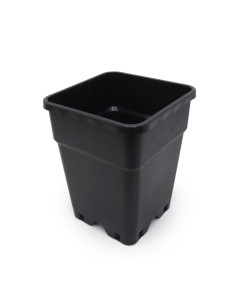 MACETA PURE NEGRA CUADRADA 7LTR (20X20X25CM) (33 UDS) PURE FACTORY
