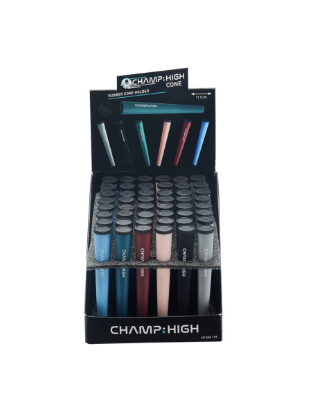 PORTA CONO DE GOMA CHAMP HIGH (DISPLAY 48 UNIDADES)