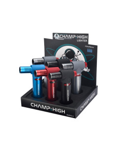 SOPLETE / MECHERO DE LLAMA AZUL CHAMP HIGH 4 B. FLAMES (DISPLAY 6 UDS)
