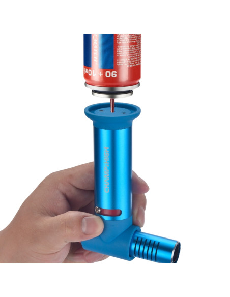 SOPLETE / MECHERO DE LLAMA AZUL CHAMP HIGH 4 B. FLAMES (DISPLAY 6 UDS)