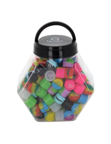 BOTE DE SILICONA QNUBU MINI 2 ML (DISPLAY L 130 UNIDADES)
