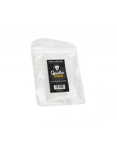 BOLSA QNUBU ROSIN PRESS 120 MICRAS (11 X 5 CM) PACK 10 UNIDADES
