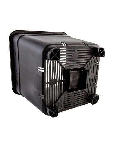 MACETA NEGRA CUADRADA 25 LTR ECO (30 UNIDADES)