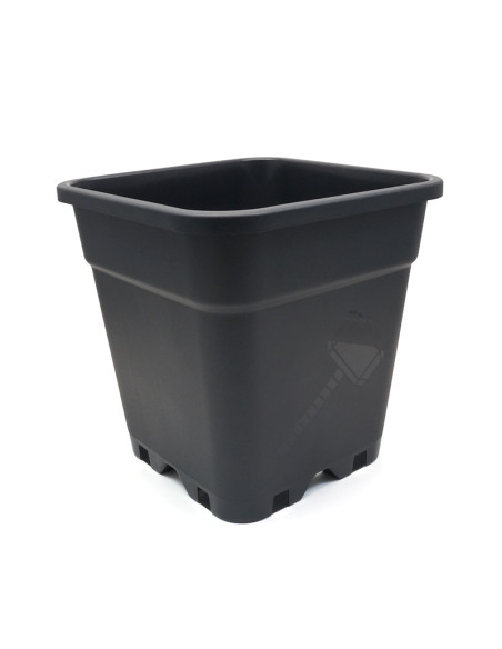 MACETA NEGRA CUADRADA 14 LTR  THOR ECO (30 UNIDADES)