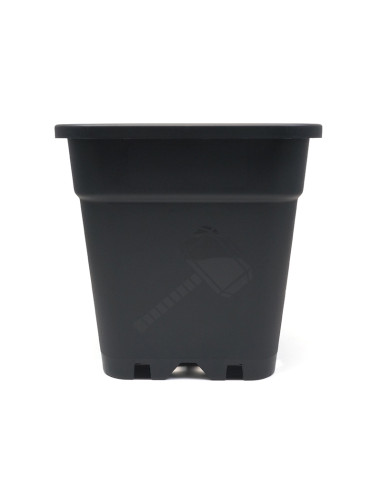 MACETA NEGRA CUADRADA 14 LTR  THOR ECO (30 UNIDADES)