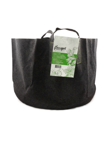 FLEXAPOT MACETA TEXTIL GRIS 113,5 LITROS (30 GAL) (5 UNIDADES)
