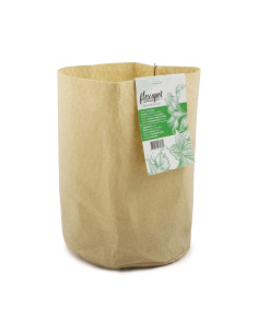 FLEXAPOT MACETA TEXTIL BEIGE 3,8 LITROS (1 GAL) (5 UNIDADES)