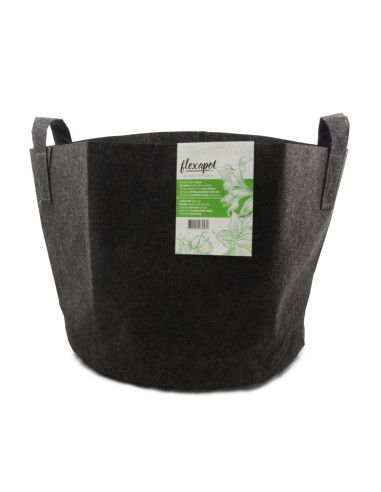 FLEXAPOT MACETA TEXTIL GRIS 75,7 LITROS (20 GAL) (5 UNIDADES)