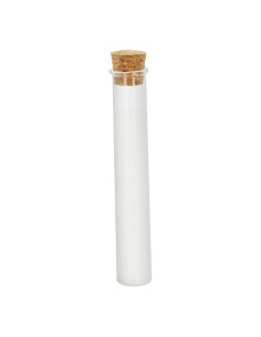 CONO DE CRISTAL CON TAPA DE CORCHO (120 MM) 5 UNIDADES