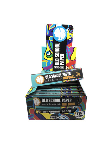 PAPEL OLD SCHOOL PAPER KING SIZE SIN TOXICOS (50 UND)