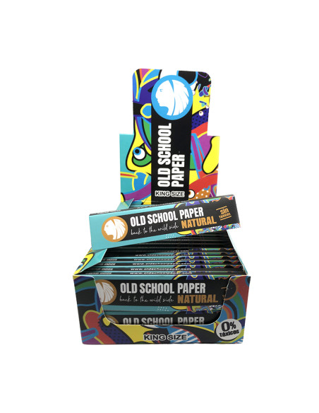 PAPEL OLD SCHOOL PAPER KING SIZE SIN TOXICOS (50 UND)