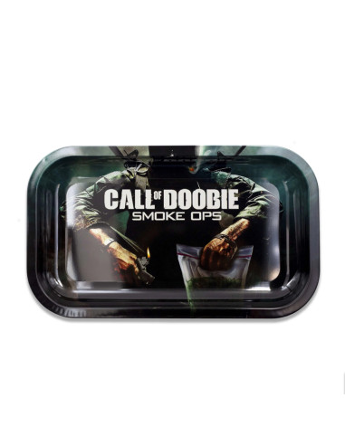 BANDEJA METALICA DE LIAR 27X16 CM - CALL OF DOOBIE