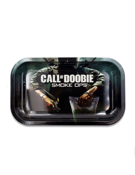BANDEJA METALICA DE LIAR 27X16 CM - CALL OF DOOBIE