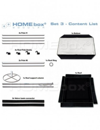 Outlet - HOMEBOX MODULAR SET 3  ARMARIOS DE CULTIVO